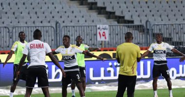 بالفيديو.. تدريبات المنتخب الغانى على برج العرب استعدادًا للفراعنة