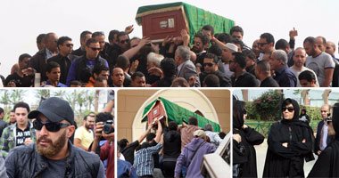 بث مباشر لجنازة الفنان محمود عبد العزيز