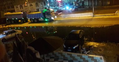 قارئ يشكو من غرق الطريق الزراعى بطنطا فى مياه الصرف الصحى