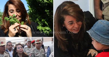 وزيرة التضامن تسلم وحدات سكنية  لأهالى منطقة غيط العنب بالإسكندرية