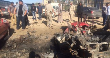 وصول عشرات الجرحى لمستشفى الجلاء ببنغازى جراء تفجير سيارة مفخخة