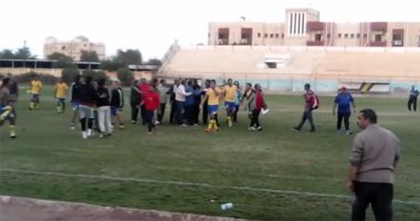 التعدى على فريق شباب الأهلى فى الفيوم بعد مواجهة المقاصة