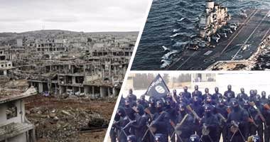 لأول مرة منذ شهر.. الجيش السورى يشن غارات على أحياء حلب الشرقية.. وروسيا تبدأ عملية واسعة لضرب "داعش" و"فتح الشام" فى إدلب وحمص.. وحاملة الطائرات "كوزنتسوف" الروسية تشارك للمرة الأولى فى المعارك