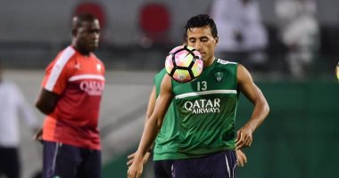 بالصور.. عبد الشافى يظهر فى تدريبات الأهلى السعودى عقب "ثنائية" غانا