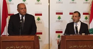 وزير الخارجية: السيسى وجه دعوة للرئيس اللبنانى ميشال عون لزيارة مصر 