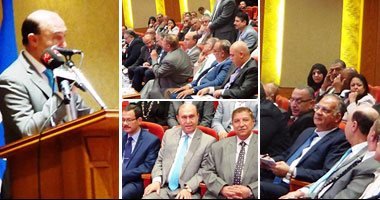  فى مؤتمر جمعية المستثمرين.. مهاب مميش: مصر ستنهض بسواعد أبنائها.. ورئيس الهيئة الاقتصادية بقناة السويس: لدينا 4 موانئ ومنطقتان لوجستيتان.. ومحافظ الإسماعيلية: نمتلك شبكة طرق متميزة تخدم الاستثمار