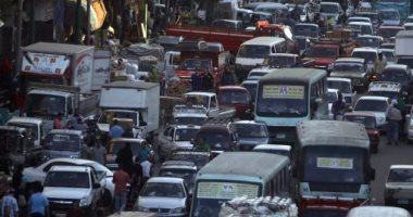توقف حركة المرور بطريق الإسماعيلية الصحراوى بسبب حادث تصادم