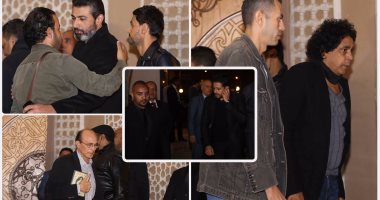 فنانون وإعلاميون وسياسيون فى عزاء الساحر محمود عبد العزيز