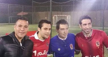 أبو تريكة وبركات والصقر يظهرون فى الأهلي