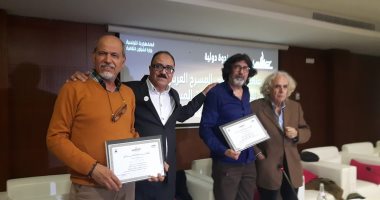 بالصور.. تكريم الأسعد الجاموسى فى مهرجان المسرح العربى بصفاقس