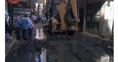 شكوى من انتشار مياه المجارى بشارع كابينة النور فى مدينة الخصوص