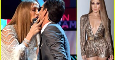 بالفيديو.. جينيفر لوبيز تقبل زوجها السابق بحفل Latin Grammy Awards