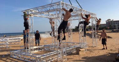 بالفيديو.. أحمد مصطفى أسرع متسابق فى المرحلة الأولى من ninja warrior