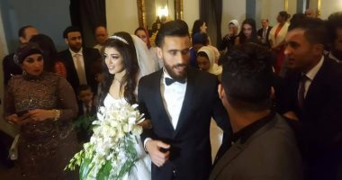 بالصور.. زفة بالمزمار لباسم مرسى فى الزمالك