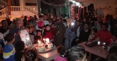 بالصور.. قرية الحاجة زينب بالدقهلية تحتفل بعيد ميلاد الرئيس السيسي