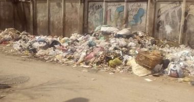 بالصور.. تراكم القمامة بمنطقة بهتيم بشبرا الخيمة
