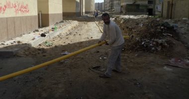 بدء أعمال توصيل الغاز الطبيعى لـ1392 وحدة سكنية بضواحى بورسعيد