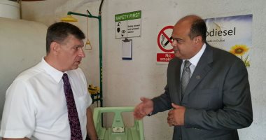 محافظ مطروح يزور مصنع توليد الطاقة من مخلفات زيوت الطعام بالإمارات