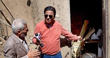 بالصور.. أحمد رجب داخل منزل الزعيم أحمد عرابى بالشرقية فى "مهمة خاصة"