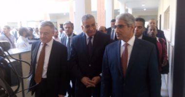 السفير الألمانى يزور كلية الهندسة فى قنا ضمن فعاليات أسبوع الصعيد