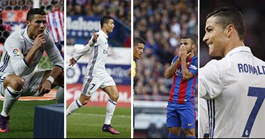 بالفيديو.. ريال مدريد يوسع الفارق مع برشلونة فى معركة الليجا.. الملكى يغرد منفردا بالصدارة بعد حسم الديربى بثلاثية.. البارسا يسقط أمام مالاجا فى غياب ميسى وسواريز.. ورونالدو الهداف بـ"هاتريك" تاريخى