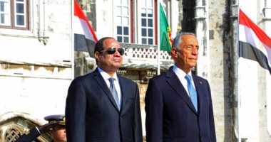 الرئيس البرتغالى يقيم مأدبة عشاء على شرف الرئيس السيسى