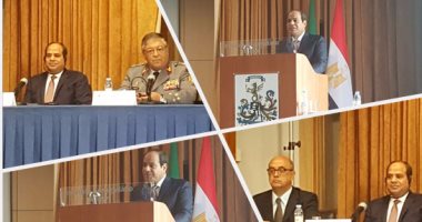 السيسى يلقى محاضرة تاريخية بالأكاديمية العسكرية العليا بالبرتغال.. ويوجه التحية للشعب المصرى: تحمل القرارات الاقتصادية الصعبة.. ويؤكد: مواجهة الإرهاب يجب أن تشمل كل الجماعات المتطرفة وليس "داعش"