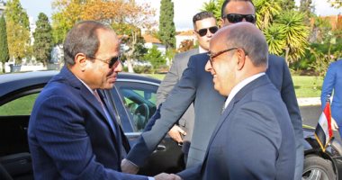 بالفيديو والصور.. السيسى يلقى محاضرة حول مكافحة الإرهاب بالأكاديمية العسكرية بالبرتغال