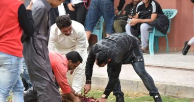 خالد قمر يذبح خروف لعلاج العقم التهديفى