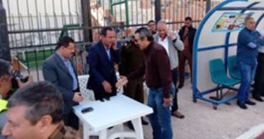 بالصور.. مدير أمن الغربية يصل استاد طنطا للإشراف على تأمين مباراة الإنتاج