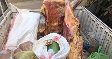 ضبط 165 كيلو لحوم مذبوحة خارج المجازر بحملة للطب البيطرى بطنطا