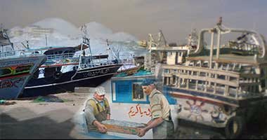 بالصور.. "عزبة البرج" بدمياط.. تضم 65% من الأسطول البحرى لمصر.. ومٌصدرا أساسيا للأمن الغذائى.. والصيادون: ارتفاع سعر الوقود والشباك يهدد بتوقف الصيد.. ويطالبون بتوفير حصة من السولار المدعم