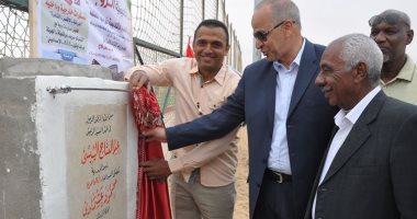 "عشماوى" يضع حجر أساس مشروعات خدمية بمركز بلاط بـ 26 مليون جنيه