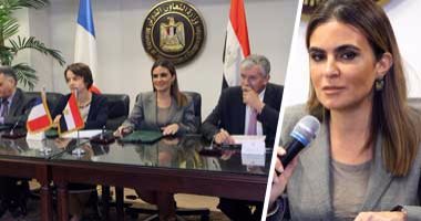 تفاصيل دعم فرنسا للموازنة بـ150مليون يورو.. وزيرة التعاون الدولى توقع اتفاقيات مع شركاء التنمية الأوروبيين بنصف مليار يورو.. وإنشاء مركز تحكم إقليمى بالدلتا بـ50مليون وإنشاء مزرعة رياح بـ345مليون يورو