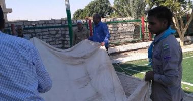 بالصور..مديرية شباب الأقصر تواصل تدريب الموظفين على مواجهة السيول بأرمنت