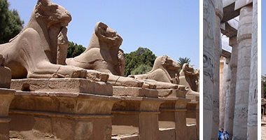 بالصور.. هى دى مصر.. معبد الكرنك أحد أكبر المعابد الأثرية والسياحية بمصر.. سجل تاريخى لمصر القديمة يحكى عن انتصارات الفراعنة.. ووزارة الآثار تقيم حفلات للصوت والضوء لجذب الزائرين