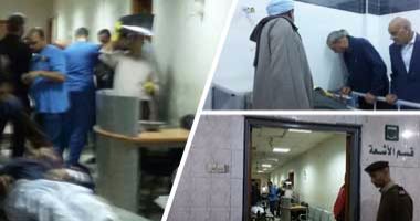 وتستمر كوارث حوادث الطرق.. إصابة العشرات فى انقلاب أتوبيس على طريق "قنا–سوهاج".. إعلان حالة الطوارئ بالمستشفيات والدفع بـ20 سيارة إسعاف.. ومدير أمن قنا يتفقد المصابين ويطالب بتقديم الرعاية الكاملة