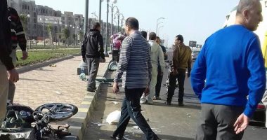  إصابة شخصين فى حادث تصادم دراجة نارية بعمود إنارة فى دمياط الجديدة