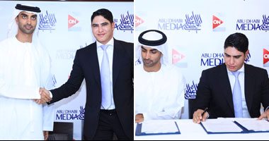 بروتوكول تعاون بين تلفزيون أبو ظبى وقنوات ON المصرية.. يشمل التبادل البرامجى والإنتاج المشترك وشراء الحقوق الحصرية.. المحمود: يخلق كيانا عملاقاً.. أحمد أبو هشيمة: خطوة أولى لمشروعات إعلامية ضخمة