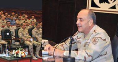 الفريق محمود حجازى يلتقى أعضاء هيئة تدريس المعهد الفنى للقوات المسلحة