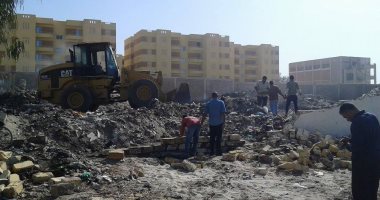 بالصور.. رفع 30 طن قمامة من قرية نفيشة بالإسماعيلية