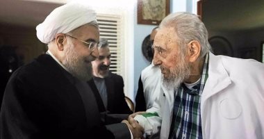 الرئيس الإيرانى ينعى فيدل كاسترو ويلقبه بالمناضل