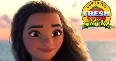 فيلم "موانا" حصد نسبة 98%‏ فى استطلاع من موقع مراجعات الأفلام روتن توميتوز