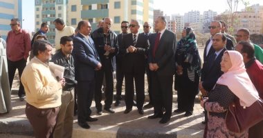 بالصور.. محافظ السويس: الإعلان فى 2017 عن خلو المحافظة من العشوائيات