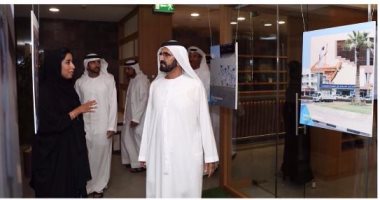 ‏بالصور.. محمد بن راشد يعتمد مشروع متحف دبى الفنى
