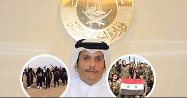 فى حوار مع رويترز.. وزير خارجية قطر يعترف رسميا بدعم الدوحة للمليشيات السورية.. محمد آل ثانى: لن نتحرك وحدنا لتزويد المقاتلين بصواريخ.. داعش من نتاج الحرب الأهلية.. ويهاجم مصر لدعم الجيش السورى