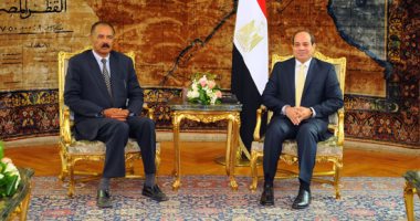 السيسى يلتقى رئيس اريتريا اليوم بقصر الاتحادية 