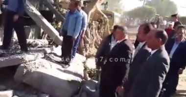 بالفيديو.. تنفيذ حملة مكبرة لإزالة التعديات على أراضى نهر النيل بالبحيرة