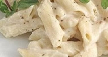 طريقة عمل للفوتوتشينى بالصوص الأبيض 