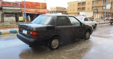 سقوط أمطار خفيفة على مناطق متفرقة بشمال سيناء
